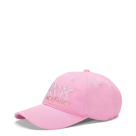 LoveShackFancy Pink Embroidered Cap